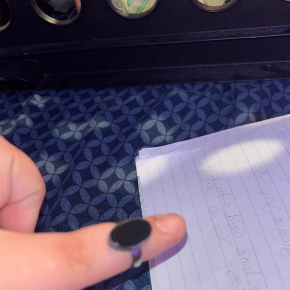 Black Oval Ring